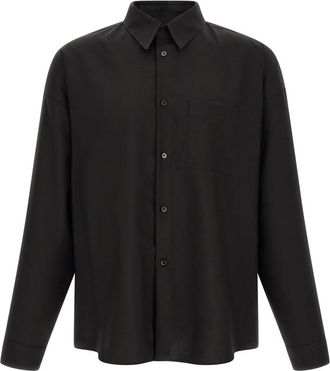 Marni Black Oversized Solid Shirt
