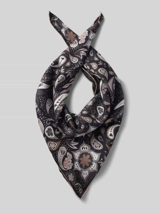 Codello Seidentuch mit Paisley-Muster in Black, Gr&ouml;&szlig;e 1