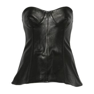 SIMKHAI Dames, Tops, Zwart, Maat: S