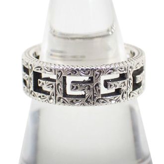 Gucci Sterling Silver 925 Band Ring (Pre-Owned)