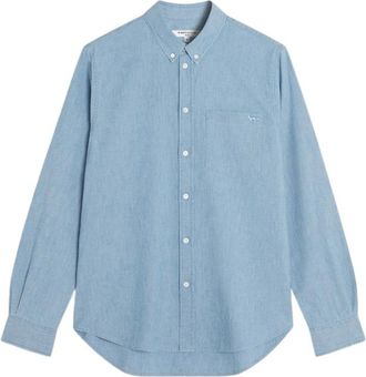 Maison Kitsun&eacute; Pocket Embroidered Shirt