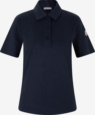 Moncler Kurzarm-Polohemd aus Jersey