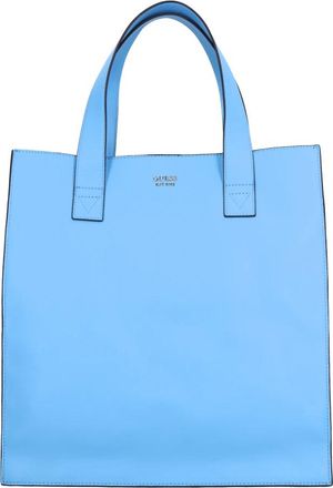 Guess Faux Leren Tas - Dames - Shoppers - Blauw - ONE Size - Leer - Tassen