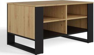 OEM Mesa 4p Moderna Roble Artesano Negro