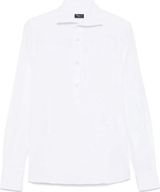 Finamore Hombre, Camisas, Blanco, Talla: M