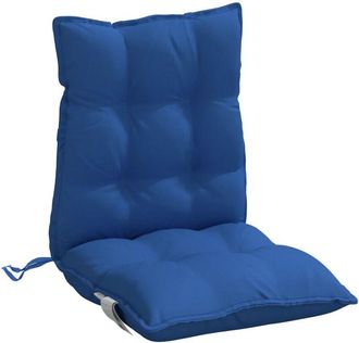 vidaXL Cojines Para Silla Respaldo Bajo 2 Uds Tela Oxford Azul Real Vidaxl