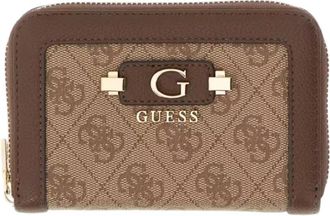 Guess Accessoires, Dames, Bruin, ONE Size, Lindsey SLG Medium Zip Around
