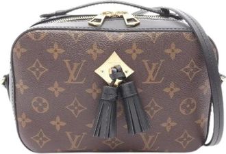 Louis Vuitton Pre-owned Saintonge Monogram 2way Schoudertas - Dames - Vintage Schoudertas - Bruin - ONE Size - Leer - Vintage