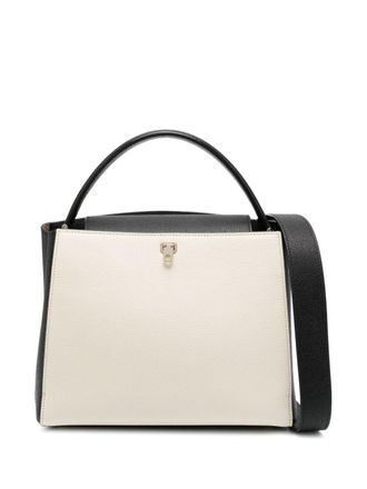 Valextra medium Brera leather tote bag - women - Calf Leather - OS - Black