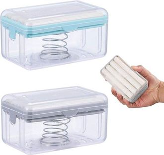OEM Jabonera Espumosa Con Rodillos - Jabonera Autom&aacute;tica 2 En 1, Apta Para Ducha, Ba&ntilde;o Y Cocina, Disponible En Azul Y Gris