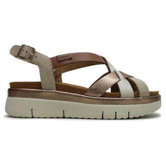 Pikolinos Palma W4N-0650 Leather Womens Comfort Sandals - Marfil - Size:UK 5-5.5