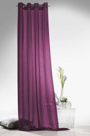 Weckbrodt-Gardinen Vorhang »Klara« Ösen 1 Stk. tlg. Wildseiten-Optik, halbtransparent, Gardine, Store