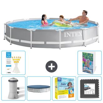 Intex Piscina Prism Frame Redonda - 366x76 Cm - 7-piezas S259