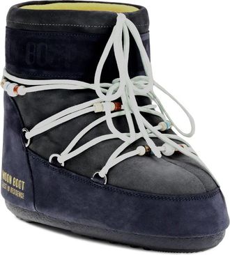 Moon Boot Womens X Guest Residence Icon Low Midnight-Grey Midnight/grey