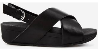 FitFlop Womens Lulu Cross Back Strap Sandals In Black