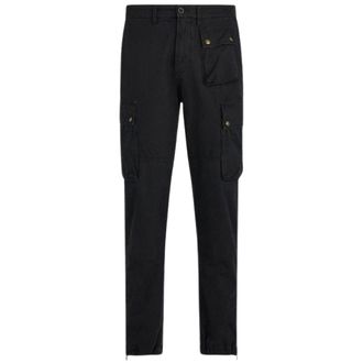Belstaff Mens Trialmaster Black Cargo Trousers material_cotton - Size 32W/32L