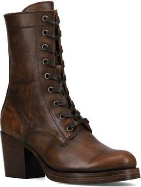 Frye Jean Lace-Up Boot in Dark Brown at Nordstrom Rack, Size 6.5
