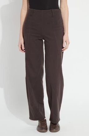 Lyss&eacute; Amabel High Waist Seamed Barrel Leg Jeans in Double Espresso at Nordstrom Rack, Size X-Large
