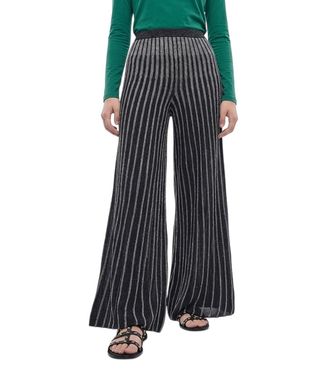 Stella McCartney Black Embellished Flared Pants