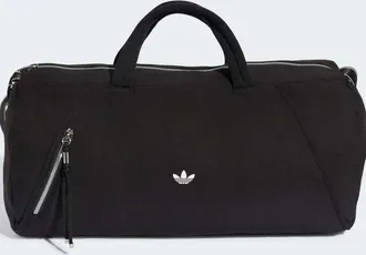 adidas adidas Originals borsa da palestra media sportiva nera e argento-Nero