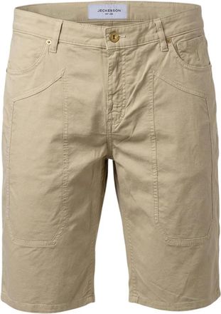 Jeckerson Jayden Bermuda Shorts - Heren - Korte Broeken - Beige - W38 - Katoen - Korte Broeken