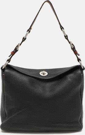 Coach Black Leather Chelsea Turnlock Hobo
