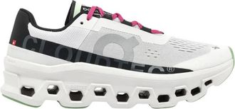 On Running Schoenen, Heren, Wit, 44 EU, Polyester, Polyester Sneaker Frost Black Cloudmonster