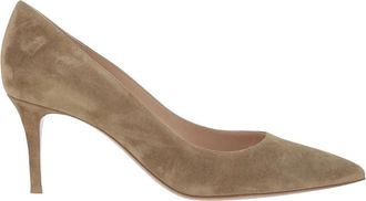 Gianvito Rossi 70 Pump - female - Gianvito Rossi - Pumps - Beige - 5 1/2 UK - Shoes