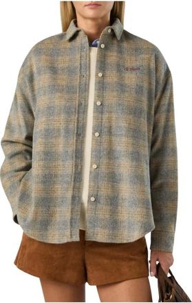 MC2 Saint Barth Lully Flannel - Dames - Blouses & Shirts - Grijs - Maat: L Flanel