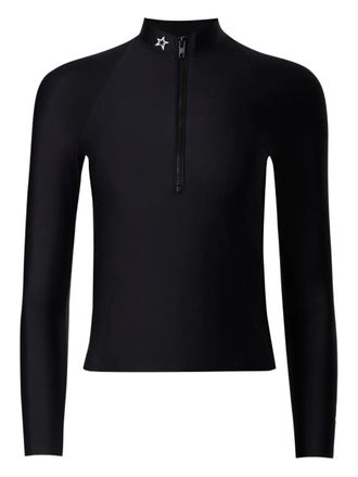 Perfect Moment Tempest Rash Guard top - women - Polyamide/Elastane - M - Black