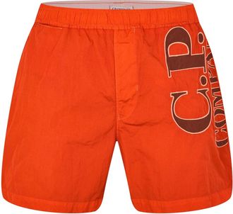 C.P. Company Eco-Chrome R Logo Zwemshorts