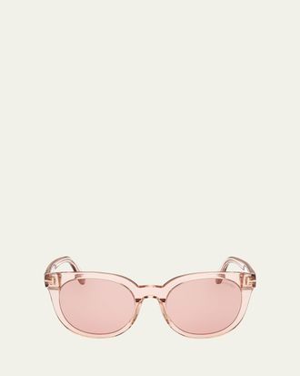 Tom Ford Moira Acetate Butterfly Sunglasses