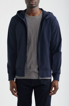 Save The Duck FYI Zip Hoodie in Navy Blue at Nordstrom, Size Xx-Large