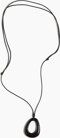 H&M Kordelkette mit Anhänger - Schwarz