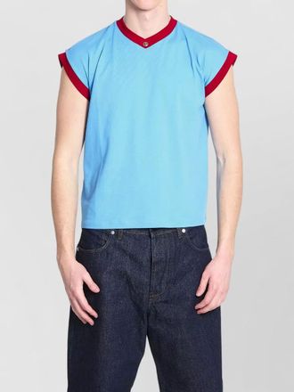 Versace slim fit stretch cotton jersey t shirt