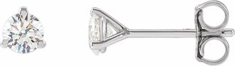 Diamond2Deal 1/3ct Lab-Grown Diamond Stud Earrings Clarity VS, Color F-G, 14k Gold