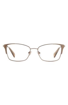 Kate Spade New York arla 52mm rectangular optical glasses in Brown at Nordstrom