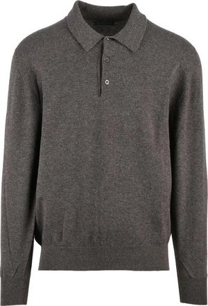 Hawico Cashmere Knit Polo - Brown