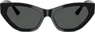 Jimmy Choo Eyewear cat-eye frame sunglasses - unisex - Acetate - 55 - Black