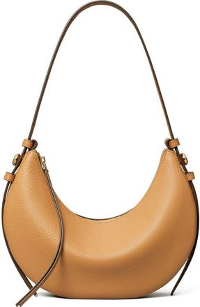 Tory Burch Romy Half Moon Shoulder Bag in Tiramisu at Nordstrom