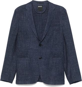 Ermenegildo Zegna Blazer intrecciato - Blu