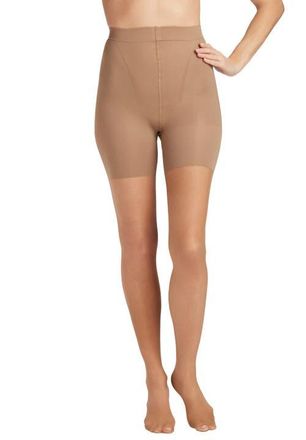 SECRET SOLUTIONS Instant Shaper Tights in Honey at Nordstrom, Size 0