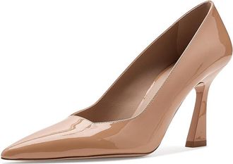 Stuart Weitzman Vinnie 85 Pumps Womens Shoes Adobe 2 : 7.5 M, Leather