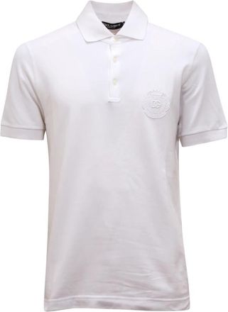 Dolce & Gabbana Italiaans overhemd JL G8Pl 4Z G7Nyy - Heren - Polos - Wit - 2XL - Tops