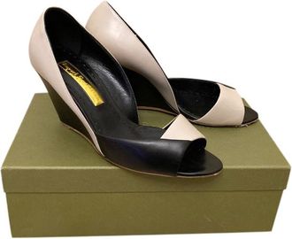 Rupert Sanderson Bi-Colour Wedge Pumps Size 40