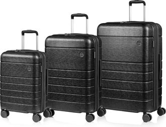 Champs Luggage Linen II / 3-Piece Luggage Set / Ivory