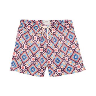 Peninsula Beachwear, male, Multicolor, Size: 2XL Positano Swim Shorts