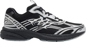 Amiri Black Metallic M-Tech Mesh Sneakers