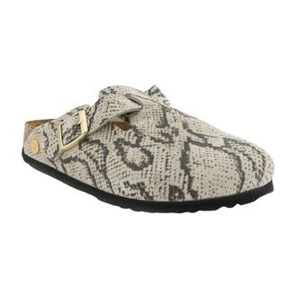 Birkenstock Boston Rivet Logo - Shoes - Mujer - Beige - 37 EU