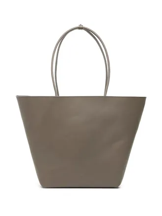 トートバッグ marsell SS25 4 LUNGA MAXI LEATHER SHOPPER (MB0285 P015 666) Marsèll Leather Sporta Shopper Bag in Nero Black | Santa Fe